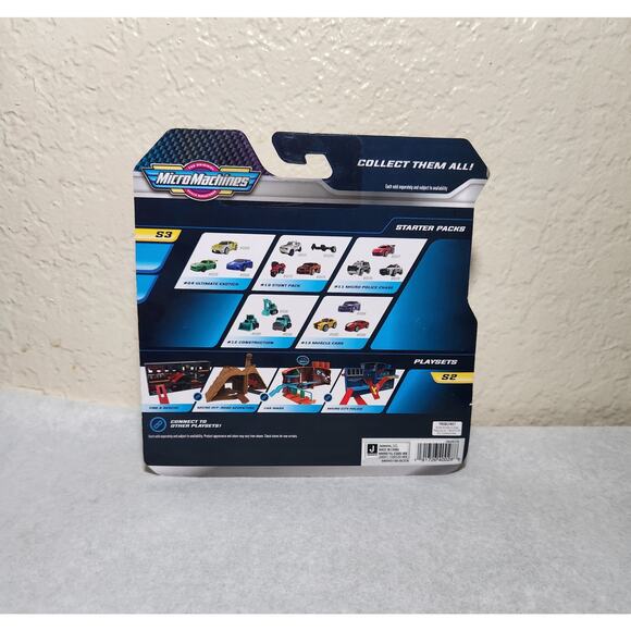 Micro Machines Micro Police Chase #11 Series 3 Starter Pack New Sealed 2020 - Picture 8 of 8